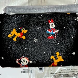 Coach leather X Disney Wristlet